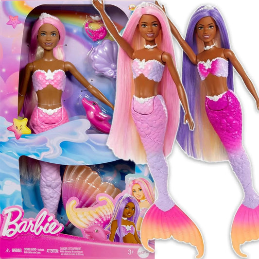 Barbie Brooklyn spalvingos lėlės sirenos HRP98