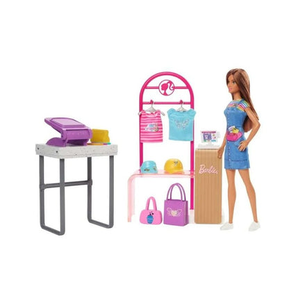 Barbie Fashion Boutique lėlių žaidimų rinkinys HKT78