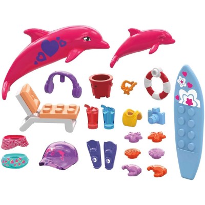 MEGA Bloks Barbie nuotykiai su delfinais HHW83