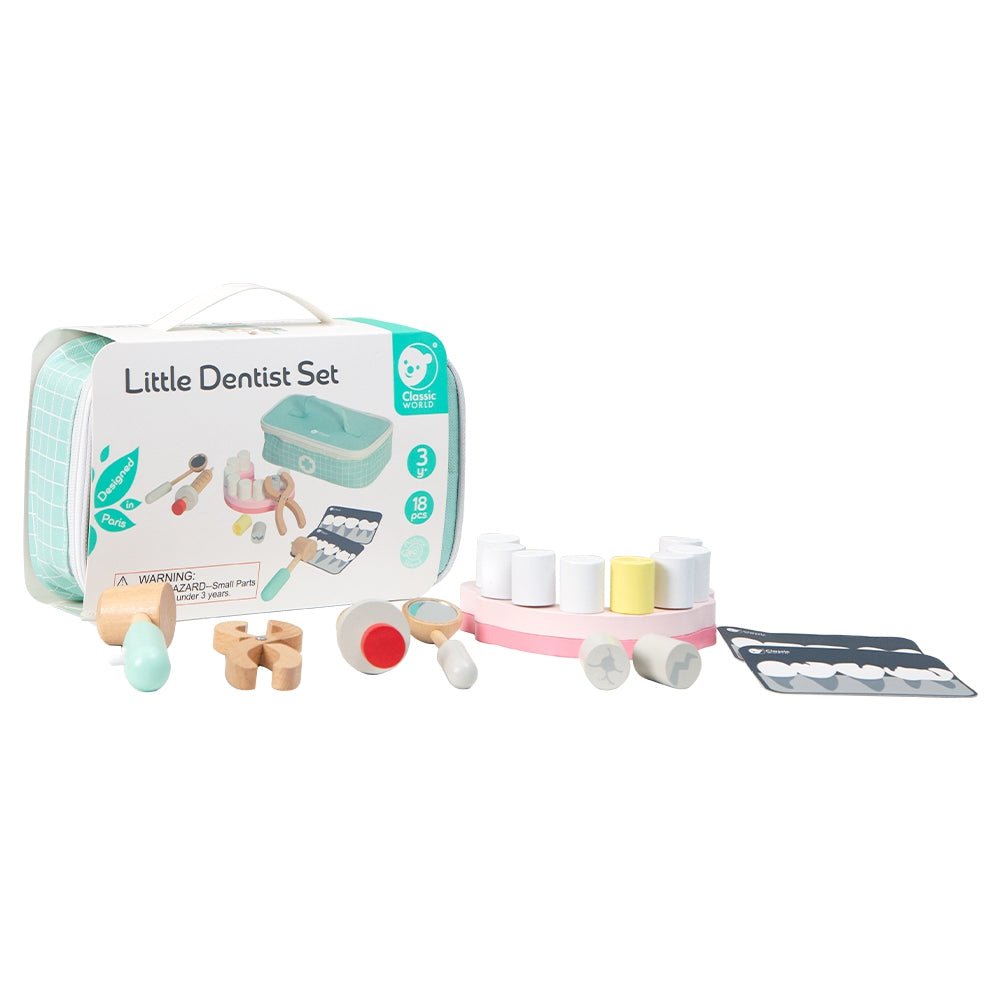 CLASSIC WORLD Little dentist set and doctor's suitcase - DKhouse