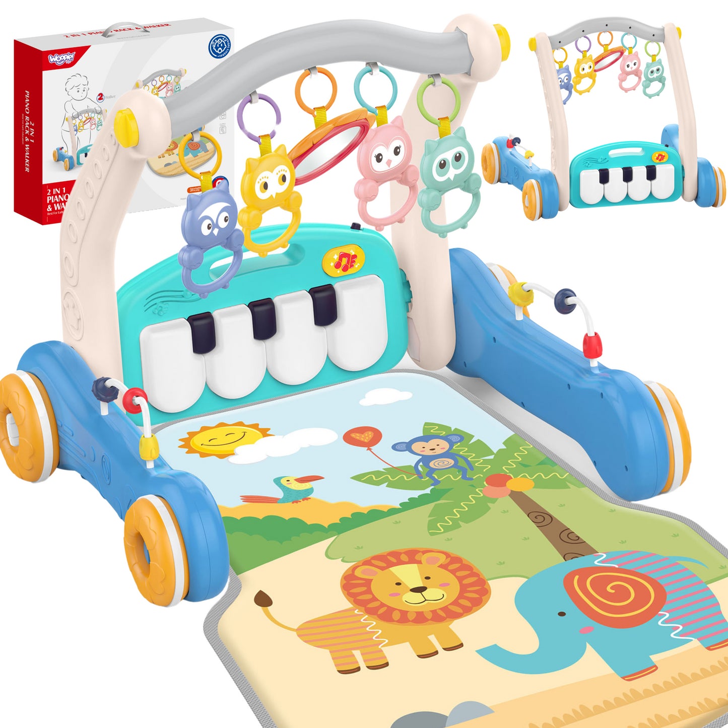 WOOPIE BABY kilimėlis su pianinu 2in1