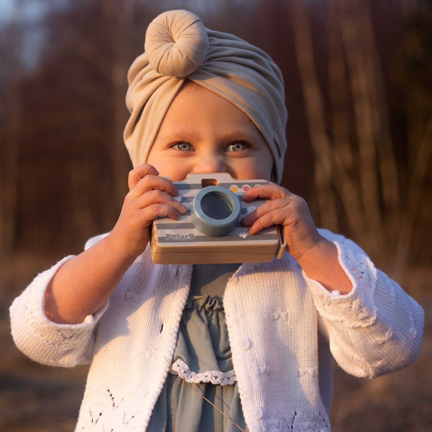 VIGA PolarB medinis fotoaparatas vaikams kaleidoskopas