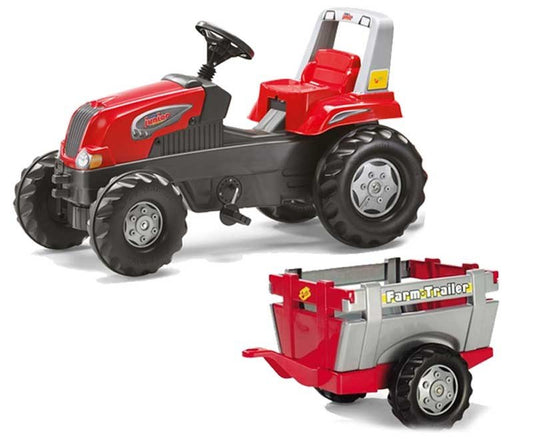 Rolly Toys Traktor na pedały Przyczepa Junior 3 - 8 lat do 50kg - DKhouse