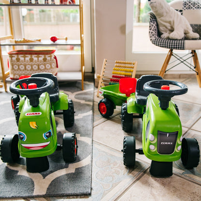 Traktorius Baby Claas Green su priekaba ir priedais nuo 1 metų - DKhouse