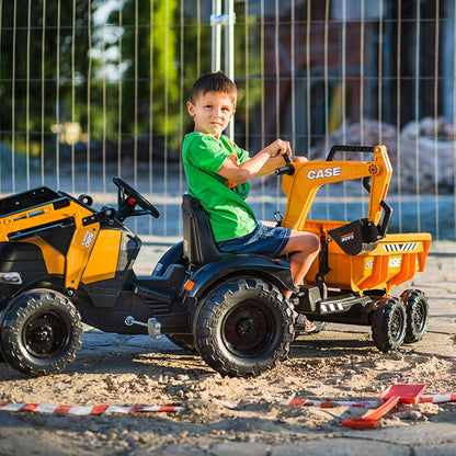 Traktorius Case IH ekskavatorius su priekaba, judančiu kaušu - DKhouse