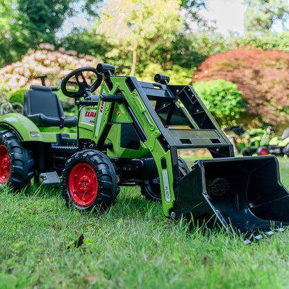 Traktorius didelis CLAAS AVEC Pedal Green su priekaba nuo 3 metų - DKhouse